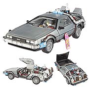 Back to the Future Elite 1:18 Scale Die-Cast DeLorean
